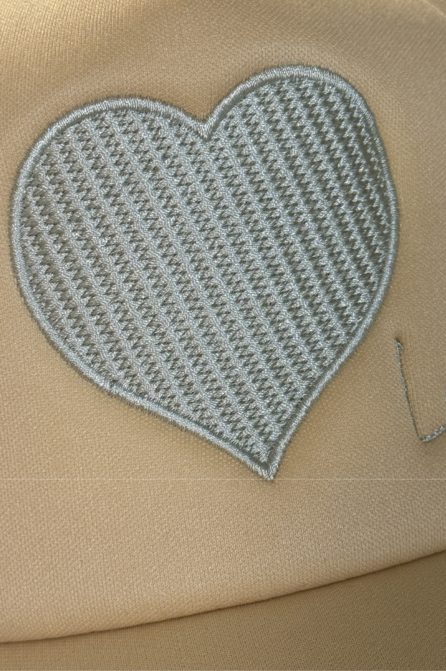 Embroidery Heart With custom name