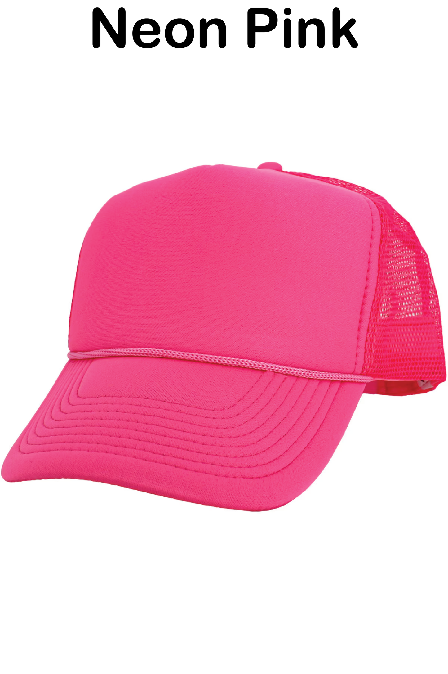 Neon Pink Trucker Hat