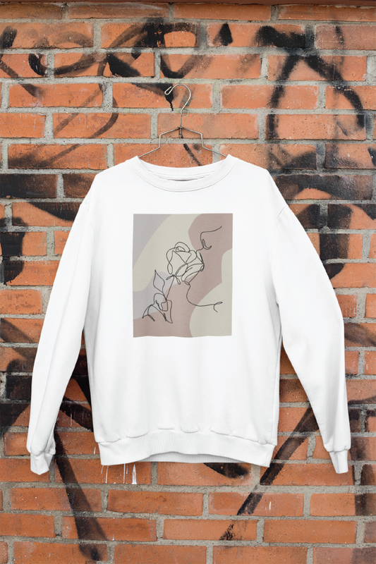 Line Portrait Crewneck Sweatshirt