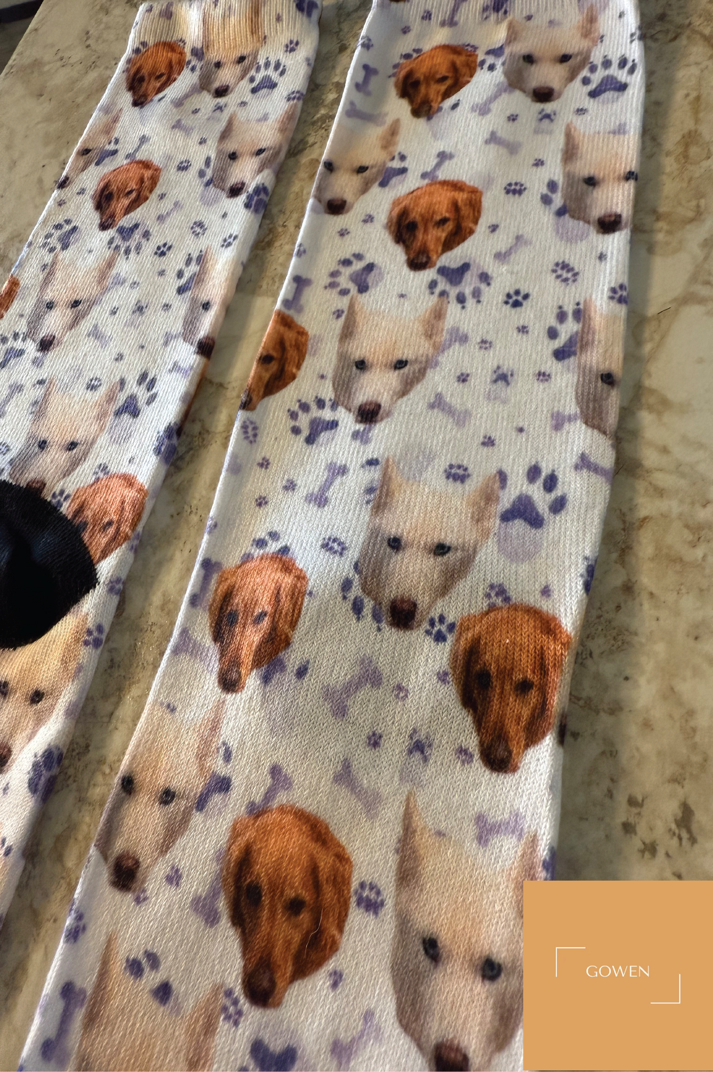 Custom Socks Dog Faces