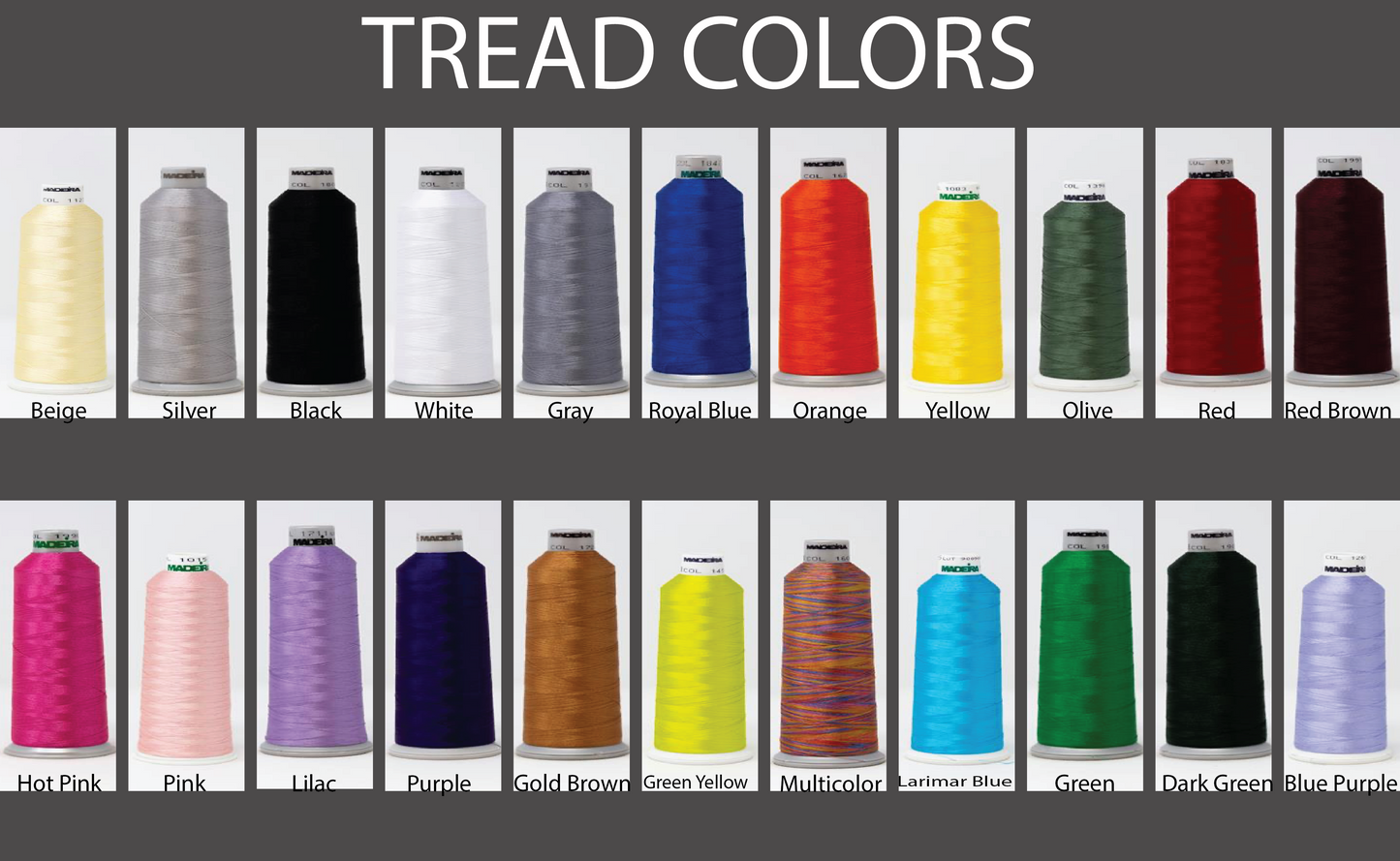 Display of thread spools in various colors with labels above each.

Dad custom embroidered sweatshirt with kids’ names on sleeve – black pullover

Personalized dad sweatshirt with child name embroidered on sleeve – gray crewneck