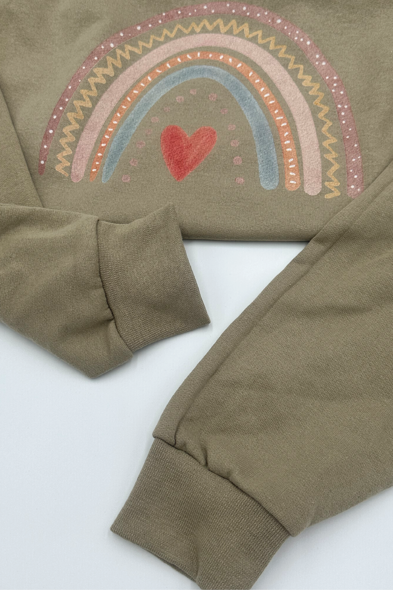 Boho Rainbow Crewneck Sweatshirt