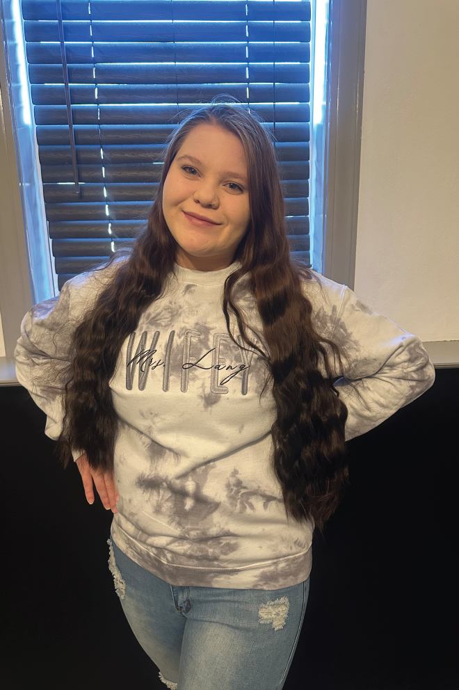 custom Sweatshirt, personalized sweatshirt, wifey sweatshirt, perfect gift idea for any occasion, tie dye wifey sweatshirt, custom Last name Bridal Sweater, bridal apparel